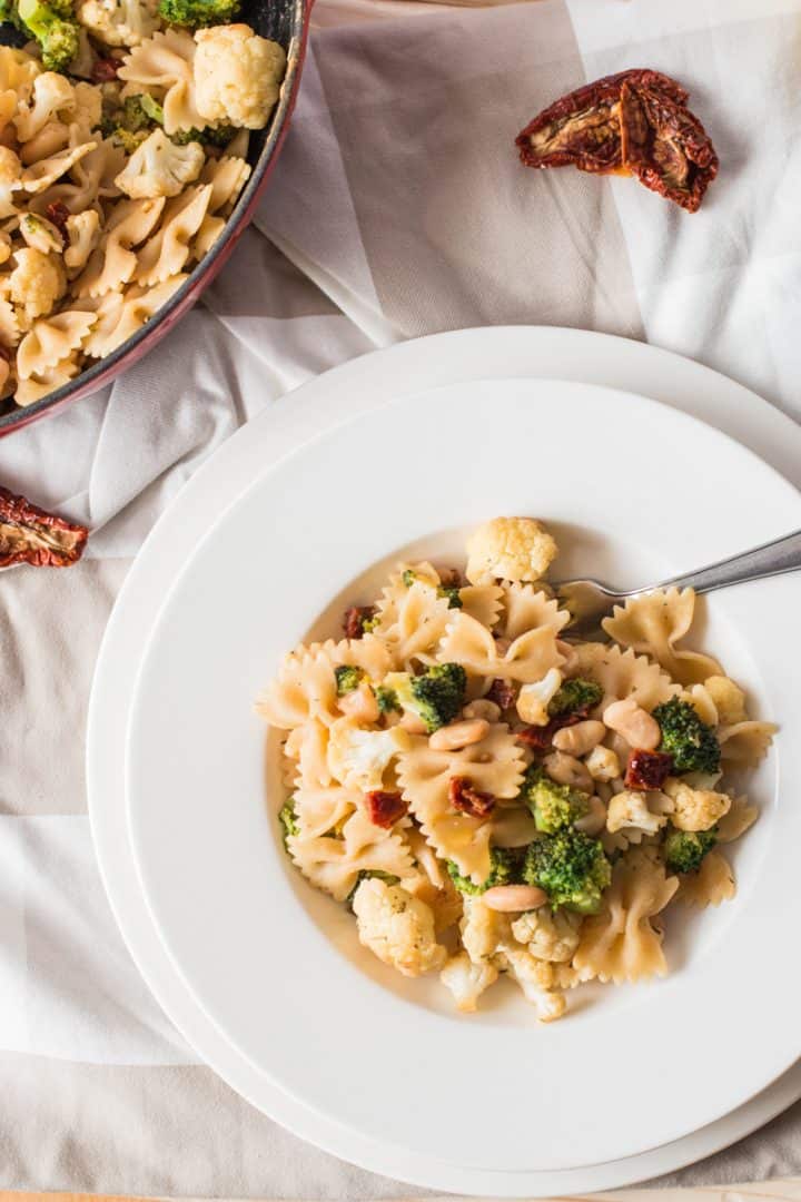 Pasta With Broccoli And Cauliflower Savory Nothings 6630