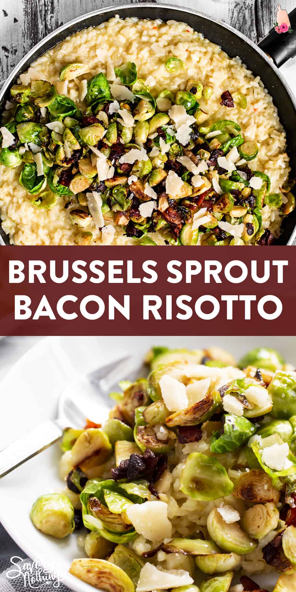Brussels Sprout and Bacon Risotto