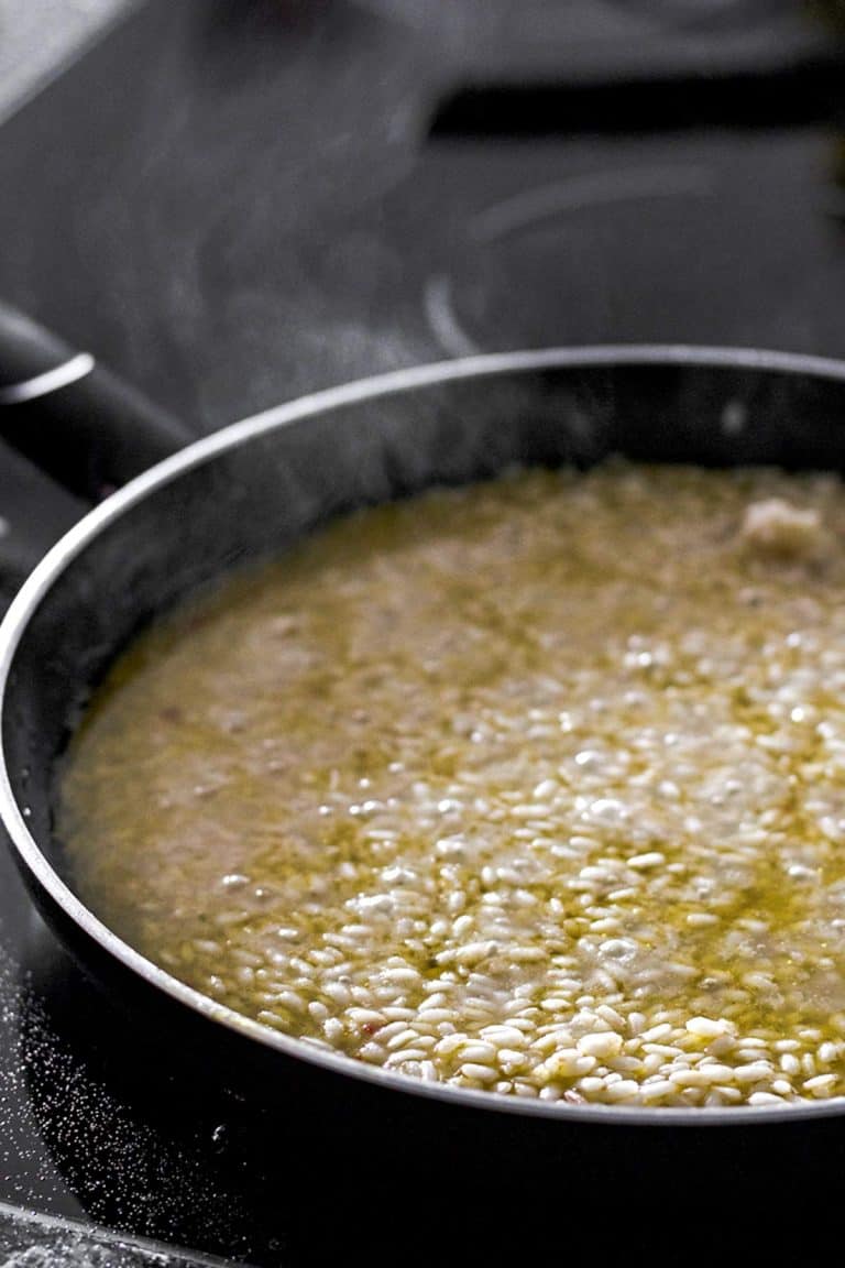 Brussels Sprout and Bacon Risotto