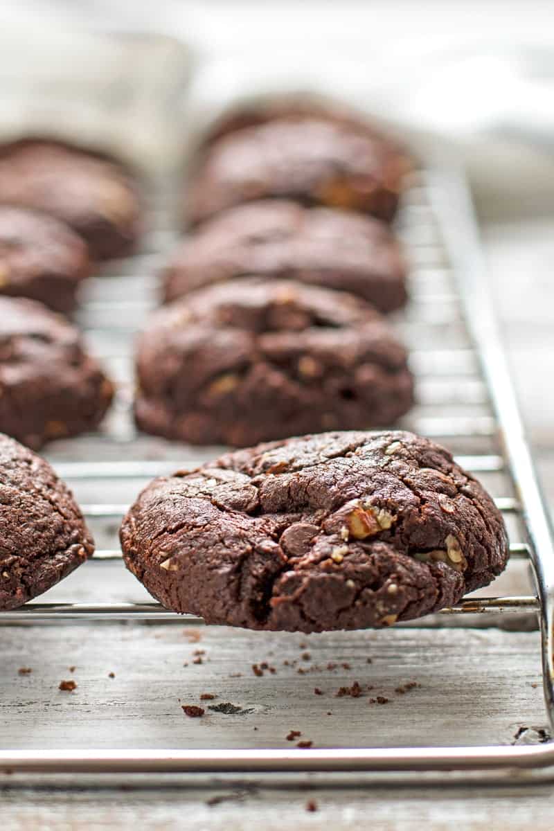 Double Chocolate Cookies With Hazelnuts Aka Nutella Cookies 