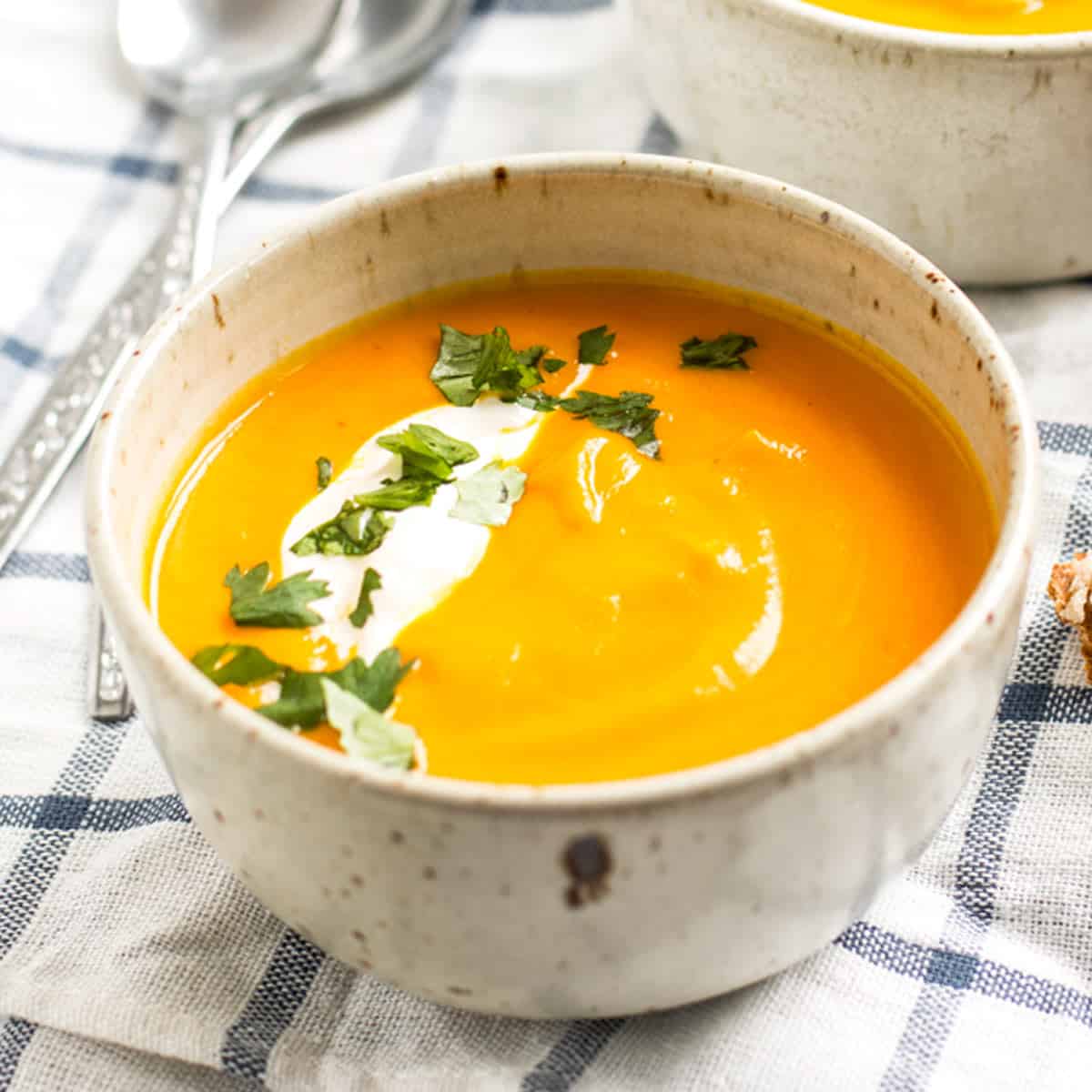 Thai Curried Carrot Ginger Soup - Cotter Crunch