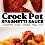 Crock Pot Spaghetti Sauce Pin