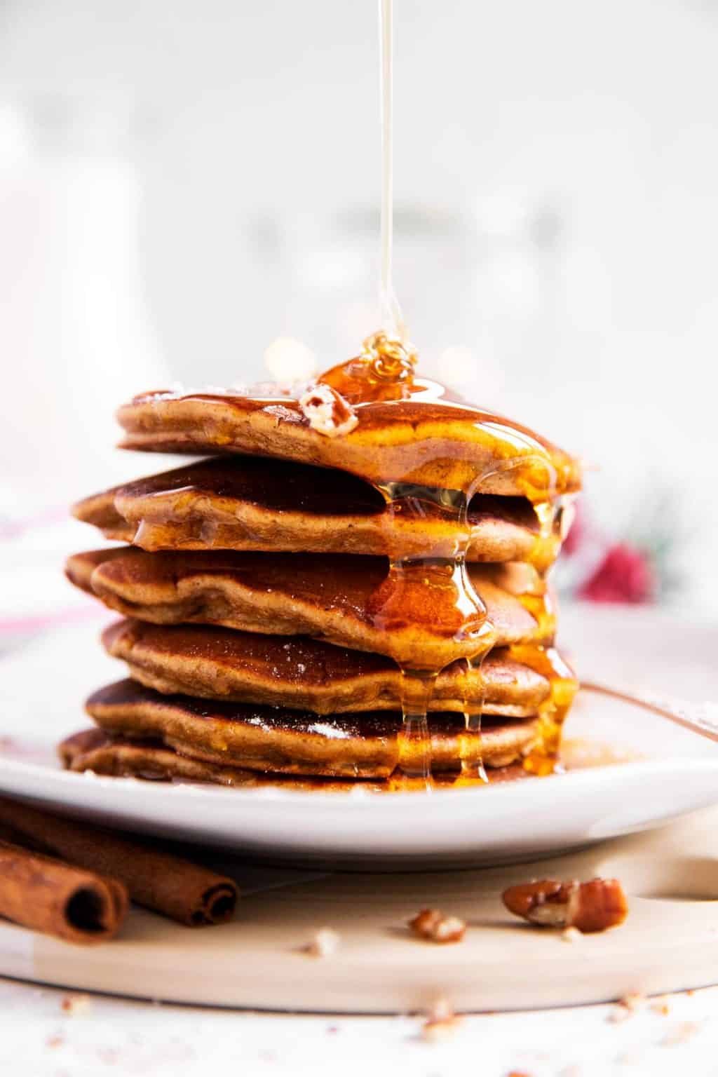 Gingerbread Pancakes Recipe - Savory Nothings