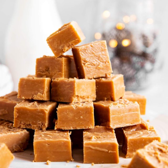 Easy Cookie Butter Fudge - Savory Nothings