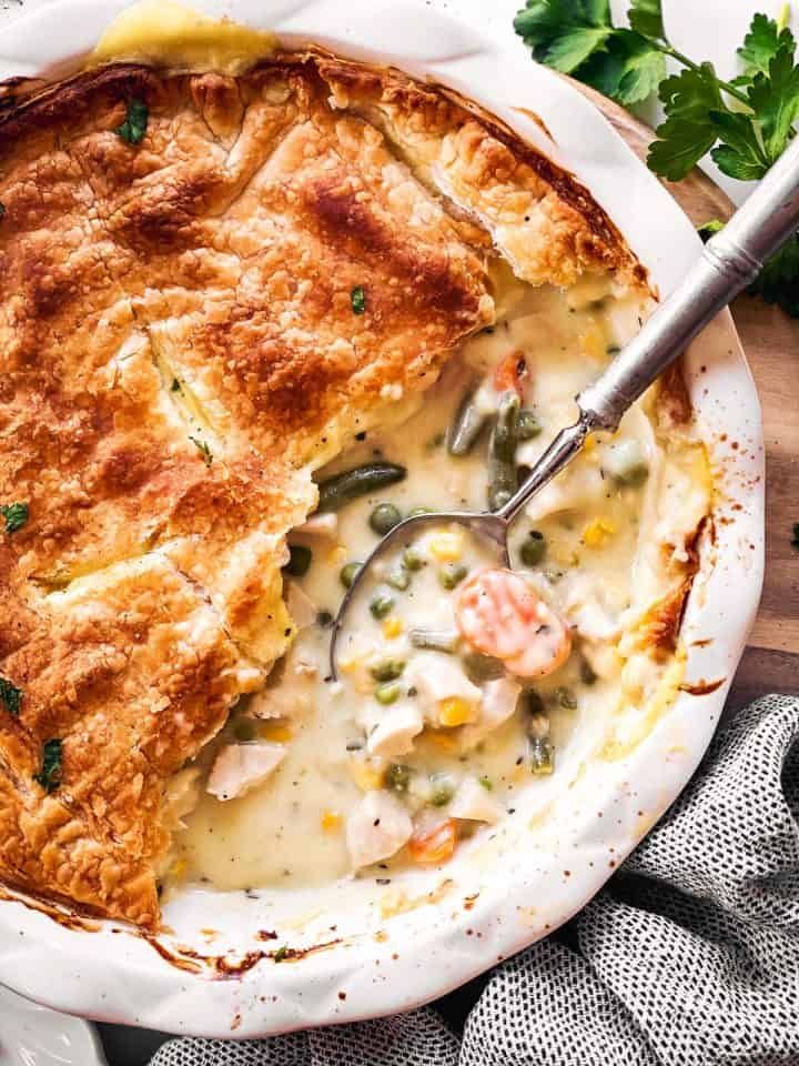 Easy Turkey Pot Pie Recipe Savory Nothings