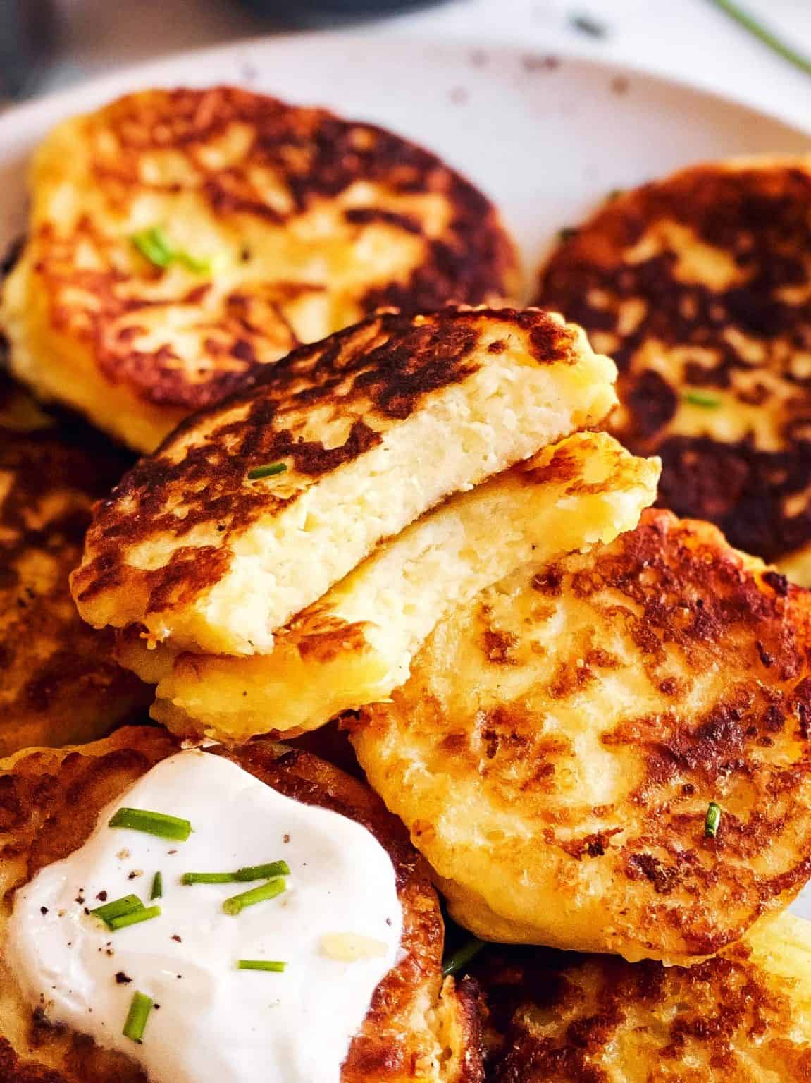 Mashed Potato Pancakes - Recipe for Holiday Leftovers