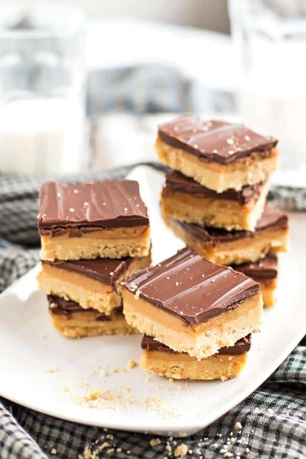 No Bake Millionaire S Shortbread Bars Savory Nothings