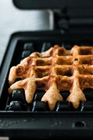 Healthy Chocolate Chip Banana Waffles Recipe