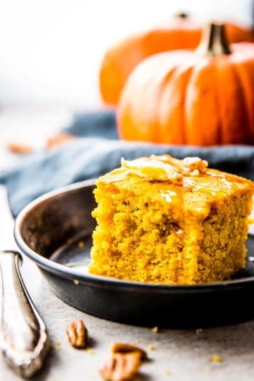 Cozy Pumpkin Cornbread Recipe | Savory Nothings