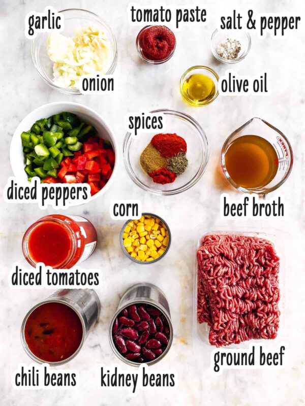 The Best Easy Crockpot Chili Recipe - Savory Nothings