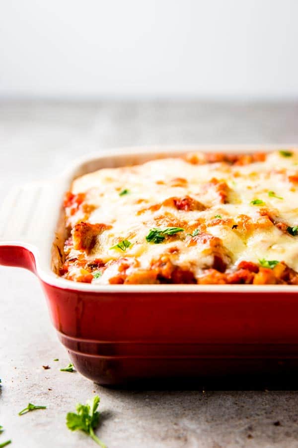 Baked Ziti with Sausage | Savory Nothings