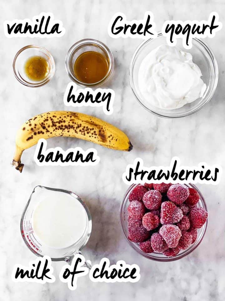 Strawberry Banana Smoothie Recipe - Savory Nothings