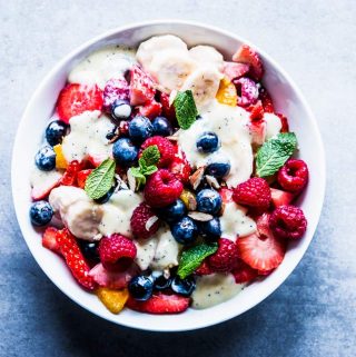 Creamy Fruit Salad - Savory Nothings