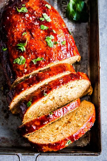 BBQ Turkey Meatloaf - Savory Nothings