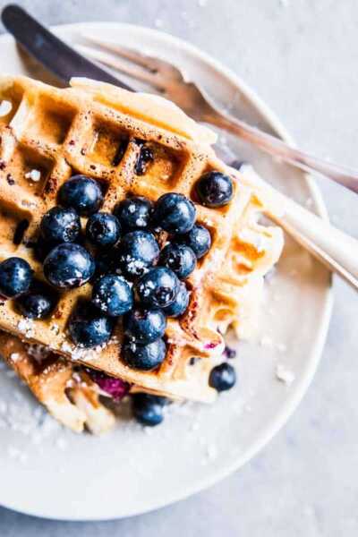 Blueberry Waffles - Savory Nothings