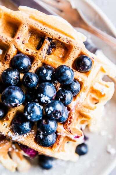 Blueberry Waffles - Savory Nothings