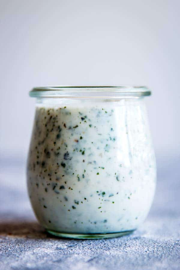 Homemade Ranch Salad Dressing | Savory Nothings