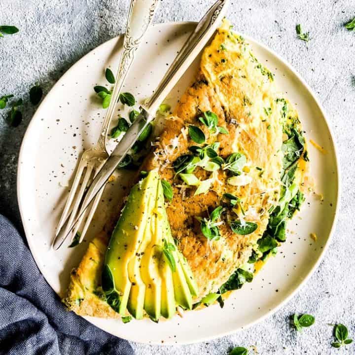 Green Goddess Omelet - Savory Nothings