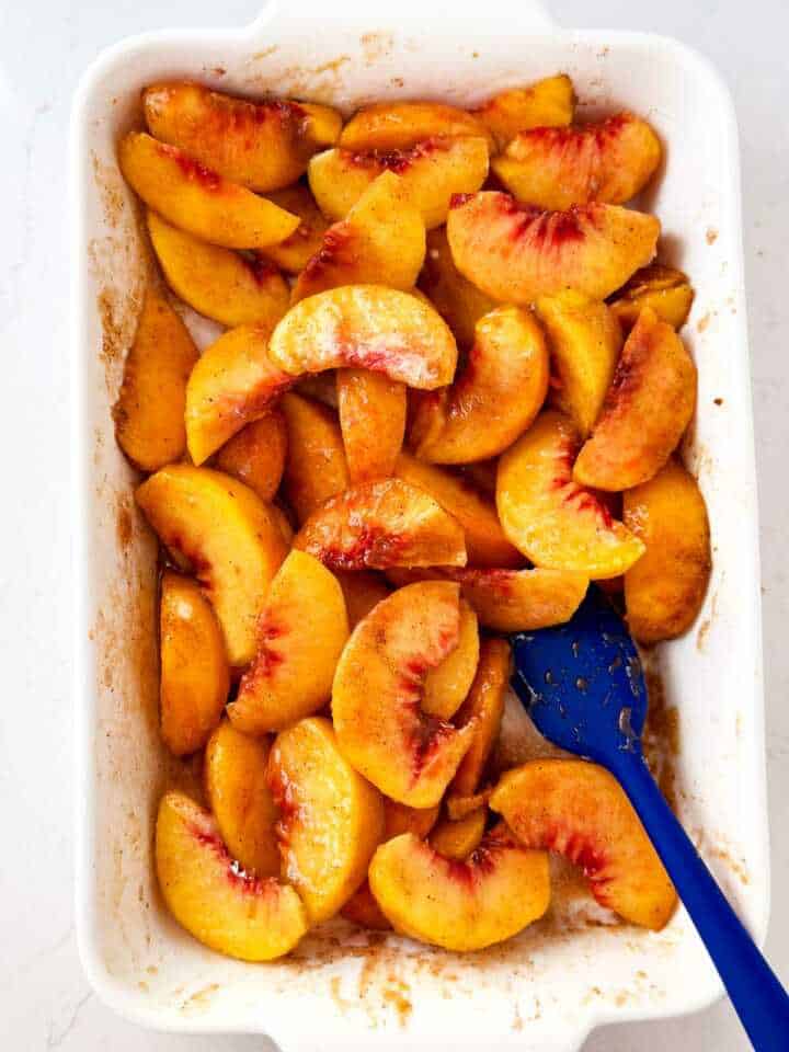 Fresh Peach Cobbler Recipe - Savory Nothings