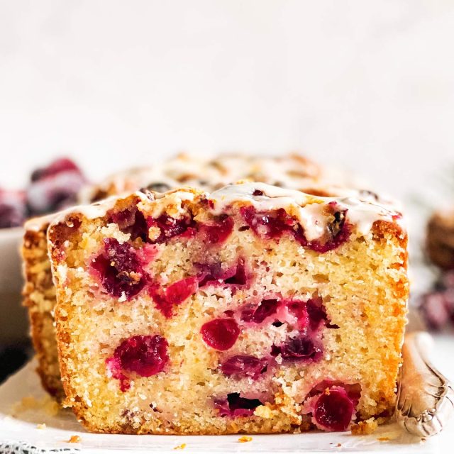 Slow Cooker Bread Pudding with Cranberries and Walnuts