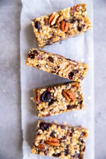 Healthy Homemade Granola Bars {Meal Prep Friendly Recipe}