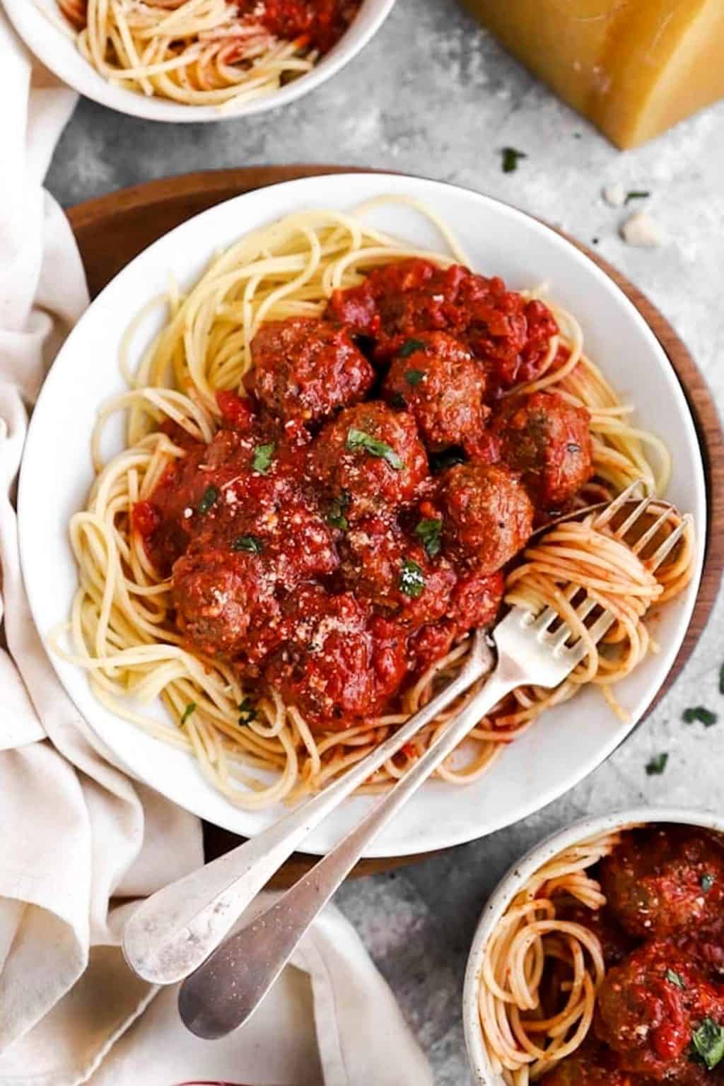 Easy Italian Meatballs - Savory Nothings