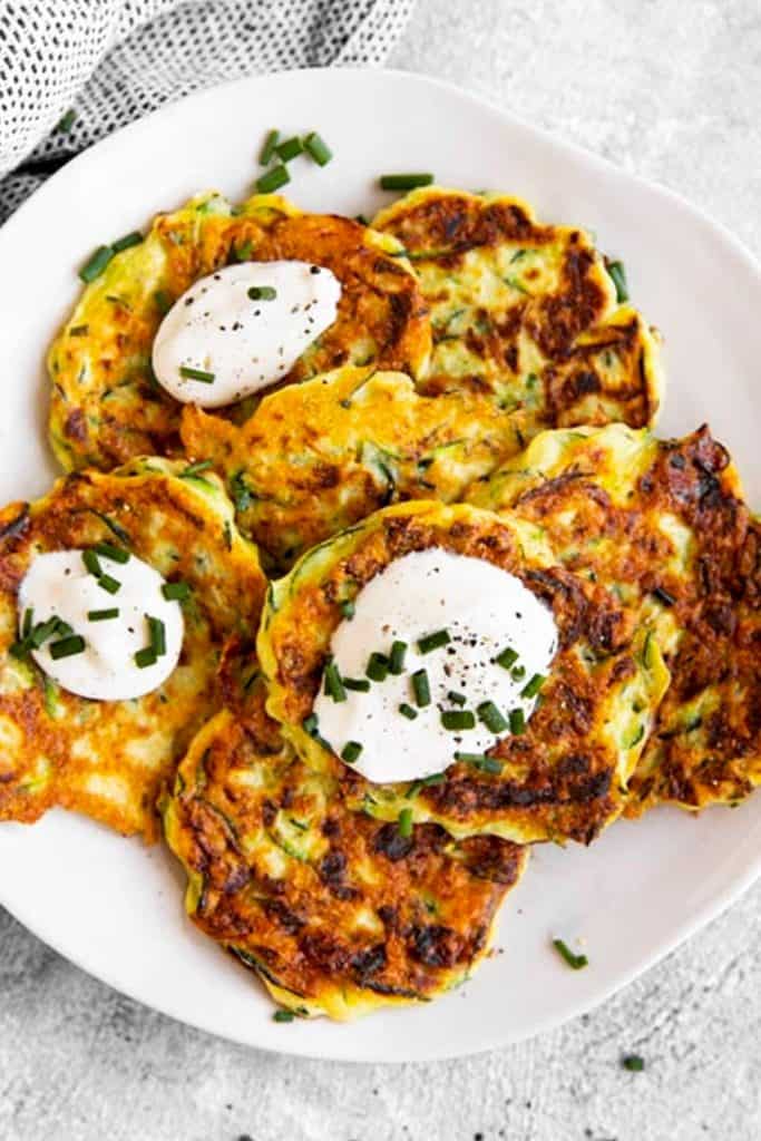 Easy Zucchini Fritters Recipe - Savory Nothings