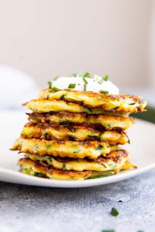 Easy Zucchini Fritters Savory Nothings