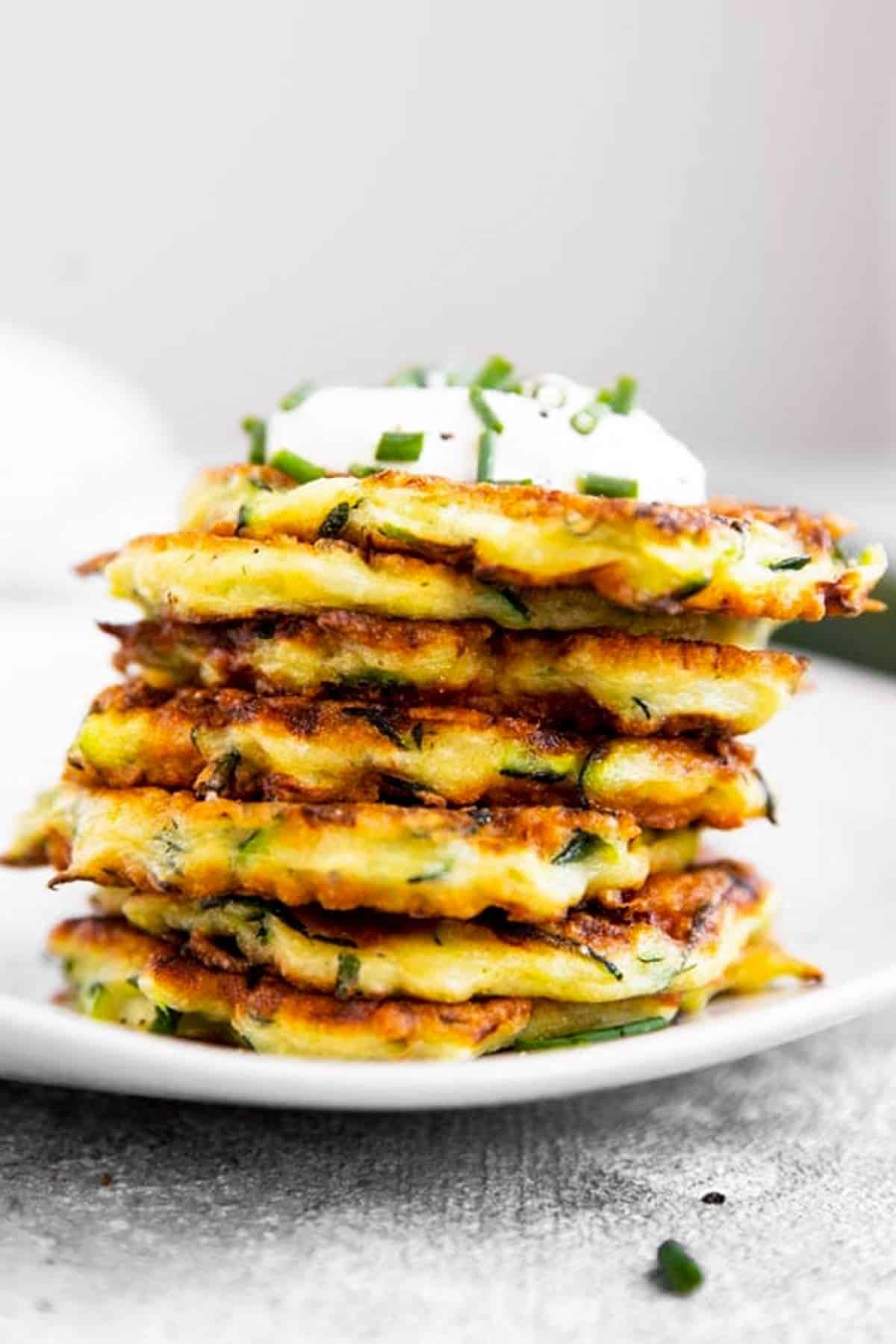Cheesy Courgette Fritters - Veggie Desserts