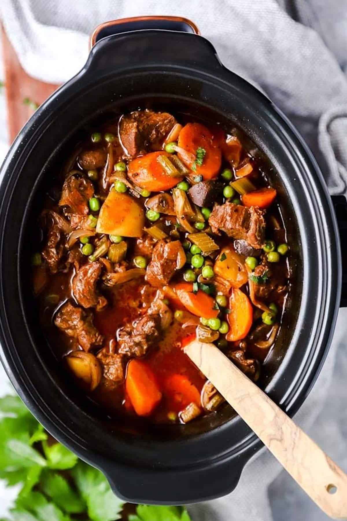 Crock Pot Beef Stew Recipe | Savory Nothings