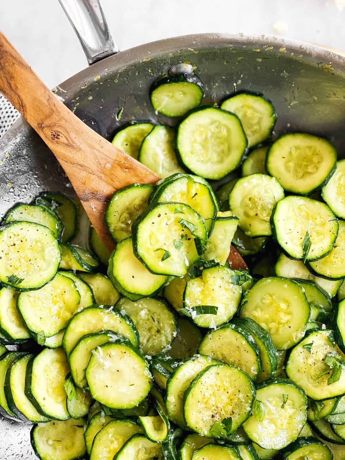 Easy Saut Ed Zucchini Recipe Savory Nothings   Sauteed Zucchini Image 6 1152x1536 