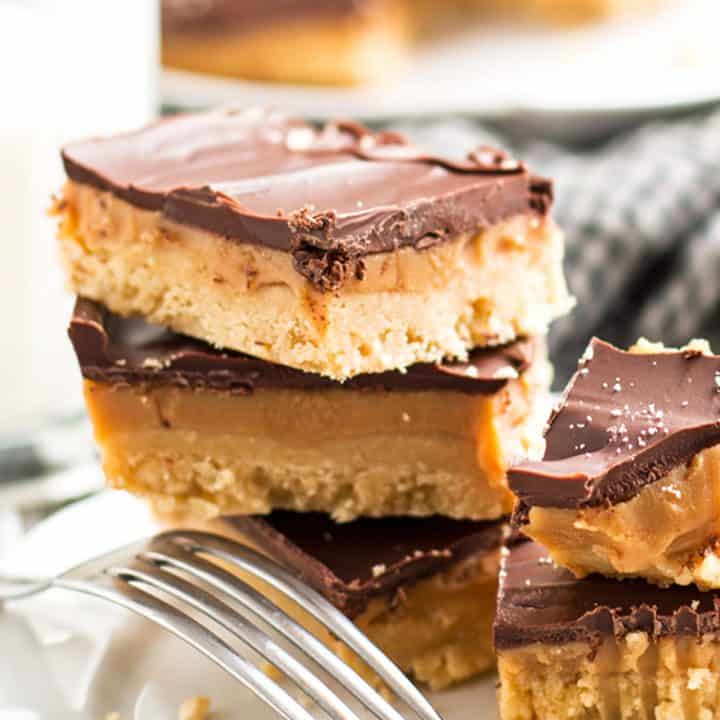 No Bake Millionaire S Shortbread Bars Savory Nothings