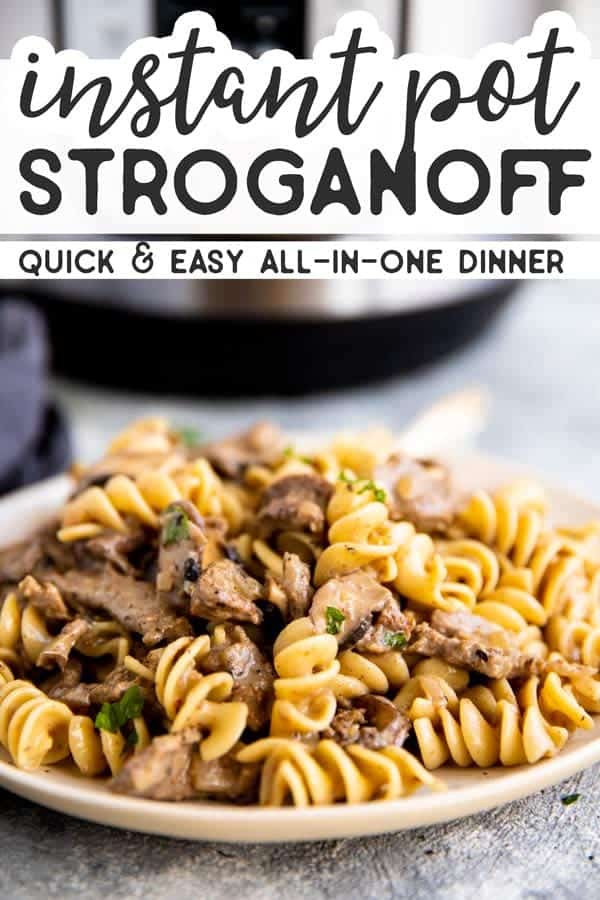 Instant Pot Stroganoff - Savory Nothings