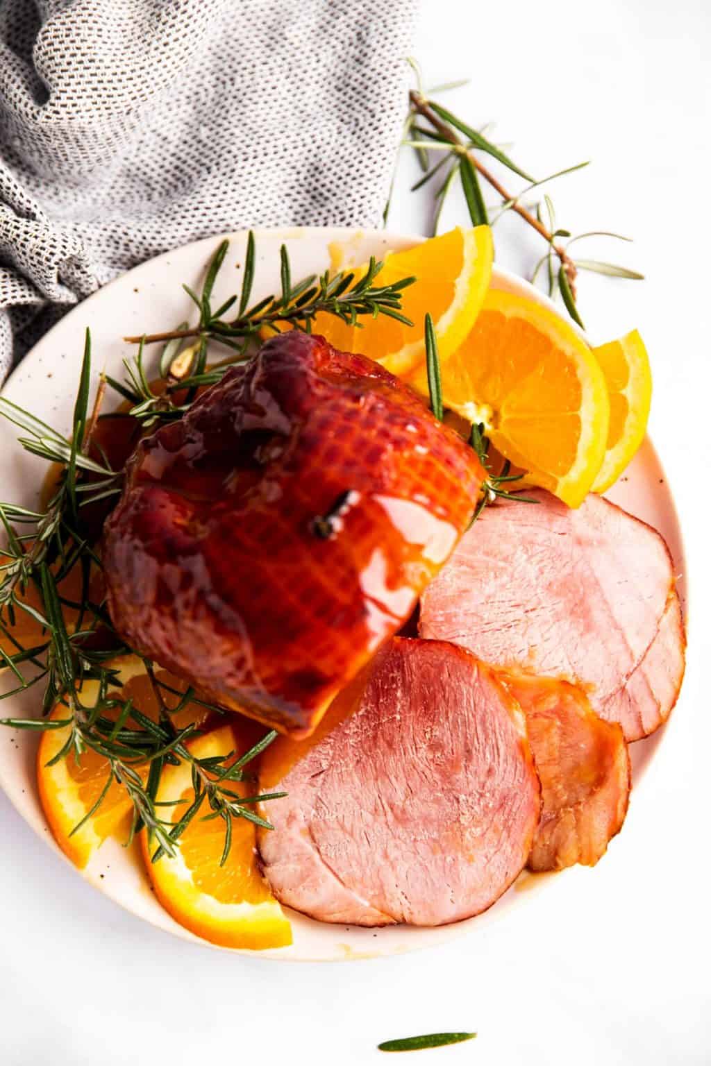 Crockpot Honey Glazed Ham Recipe - Savory Nothings