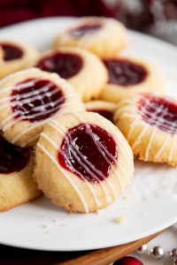 Shortbread Thumbprint Cookies Recipe - Savory Nothings