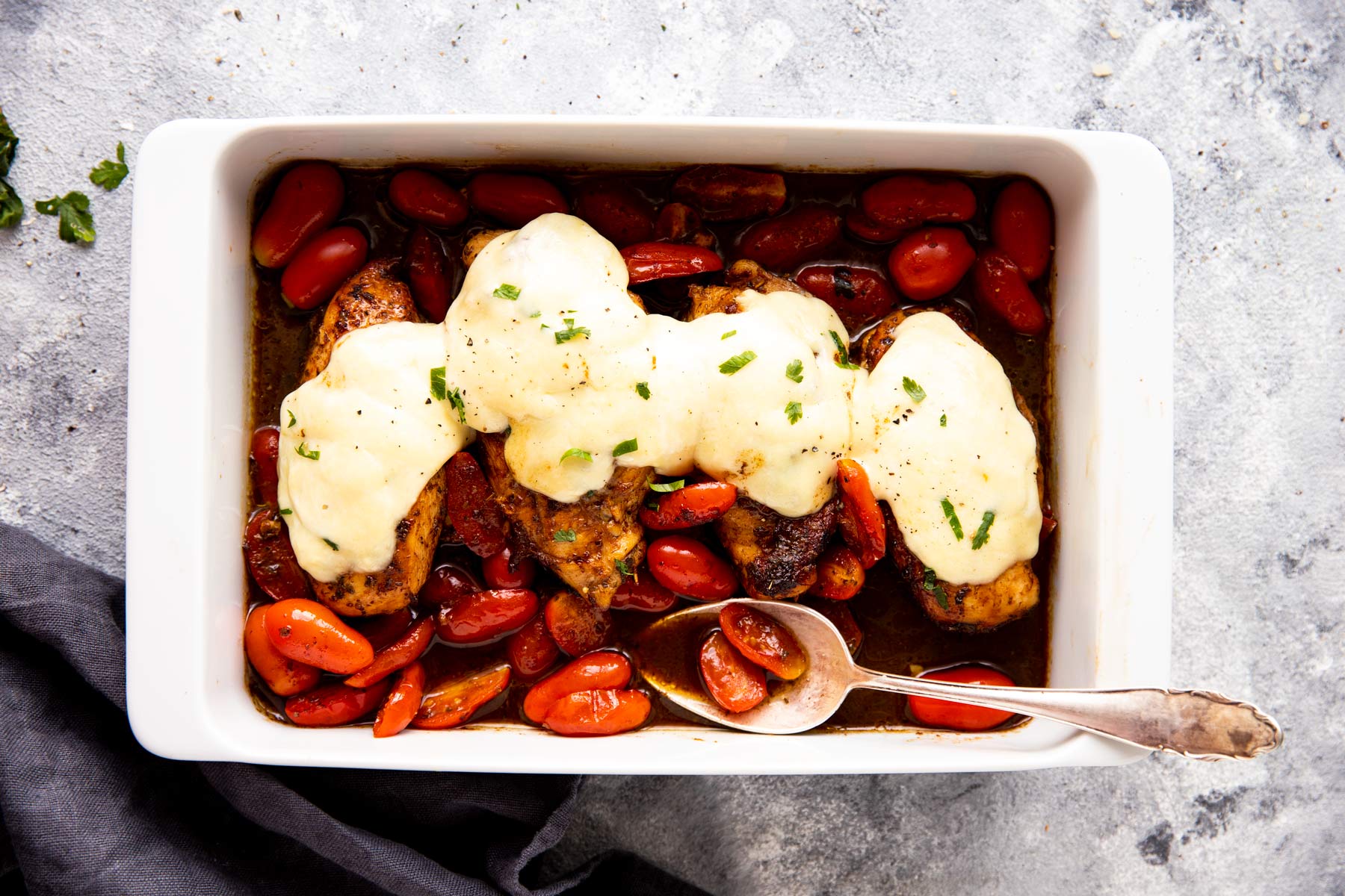 Baked Caprese Chicken Savory Nothings