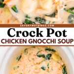 Crock Pot Chicken Gnocchi Soup Recipe Image Pin