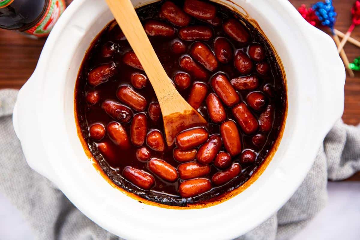 Crockpot BBQ Little Smokies Recioe