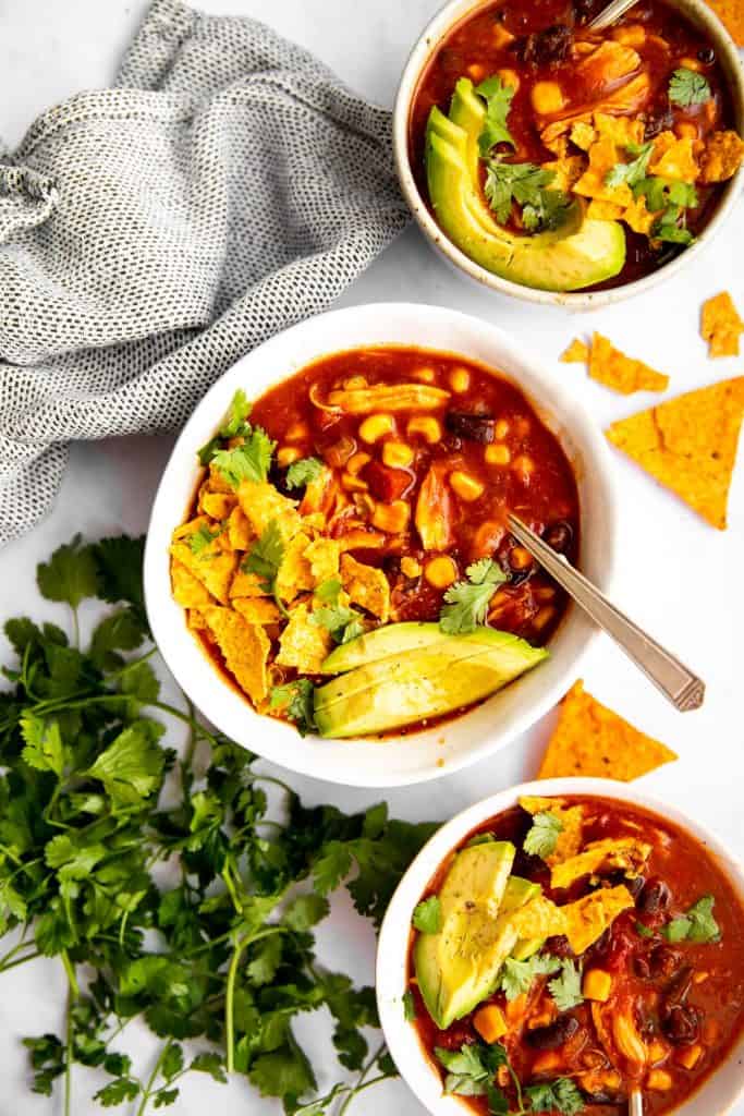 Crockpot Chicken Taco Soup - How to Make this Easy Slow Cooker Dinner ...