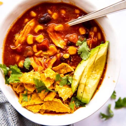 Crockpot Chicken Taco Soup - How to Make this Easy Slow Cooker Dinner ...