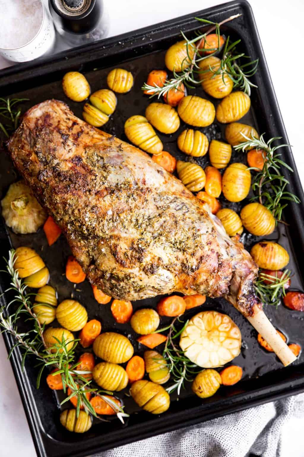 Oven Roasted Leg Of Lamb Recipe Video Savory Nothings