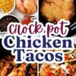 Crock Pot Chicken Tacos Recipe Image Pin