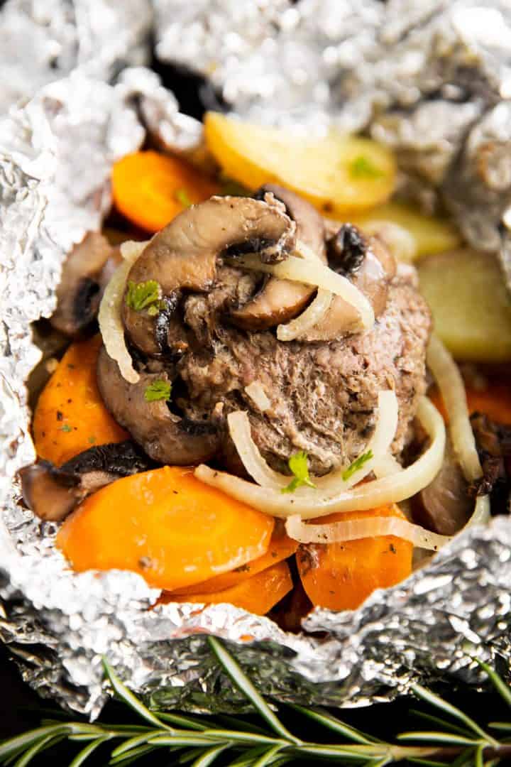 Hobo Dinner Foil Packets - Savory Nothings