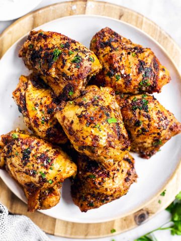 Oven Baked Chicken Thighs Recipe - Savory Nothings