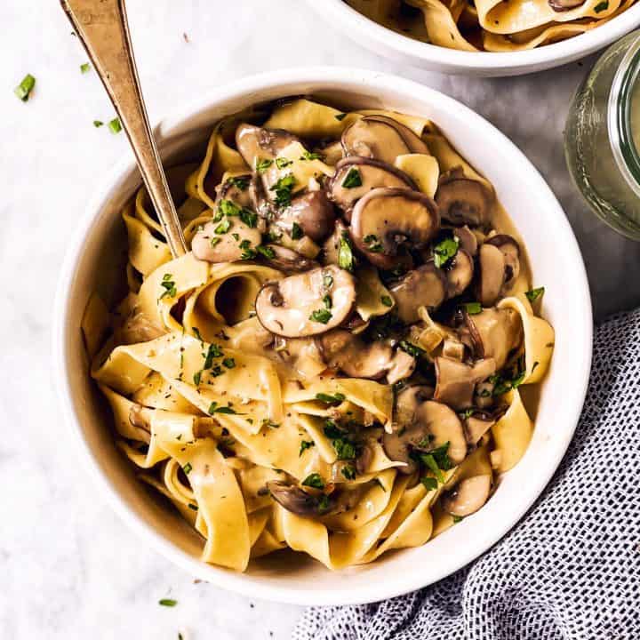 Mushroom Stroganoff