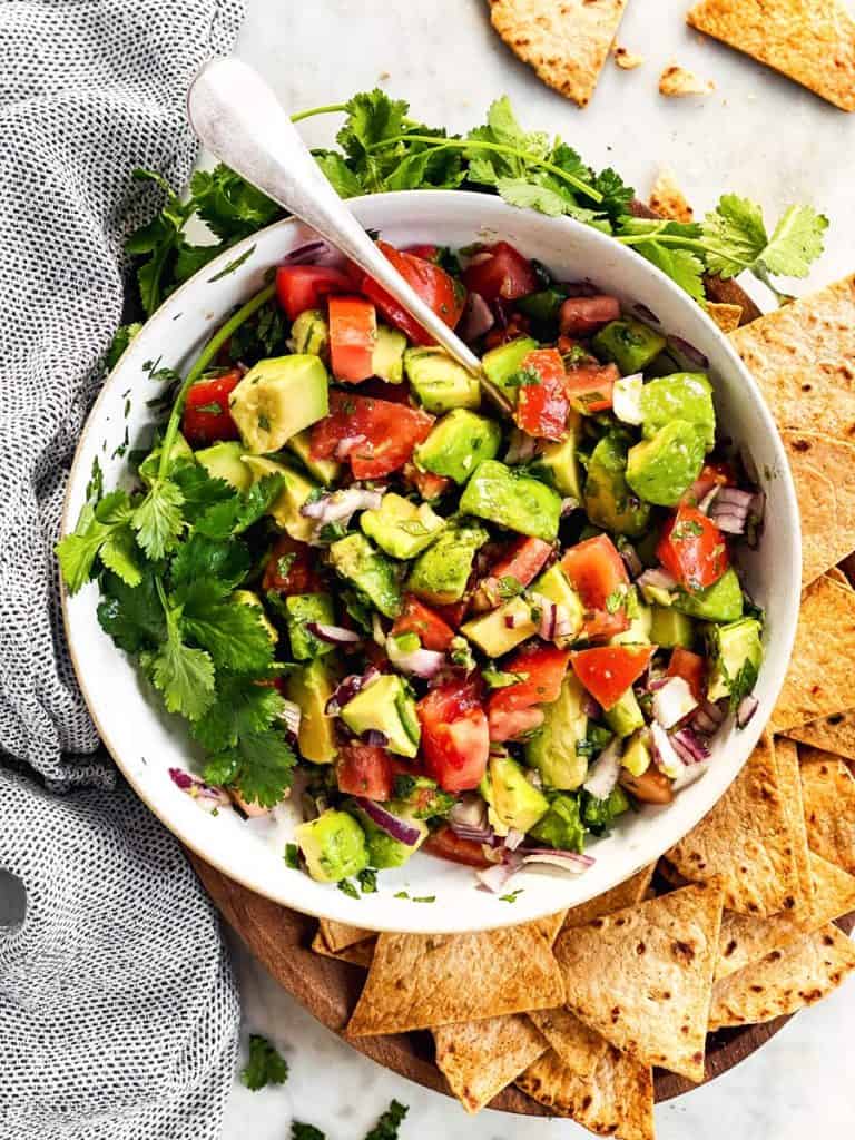 Chunky Avocado Salsa Recipe - Savory Nothings