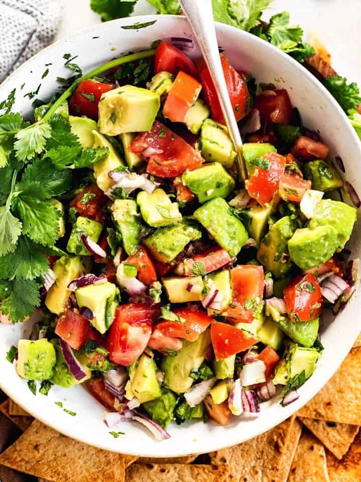 Chunky Avocado Salsa Recipe - Savory Nothings