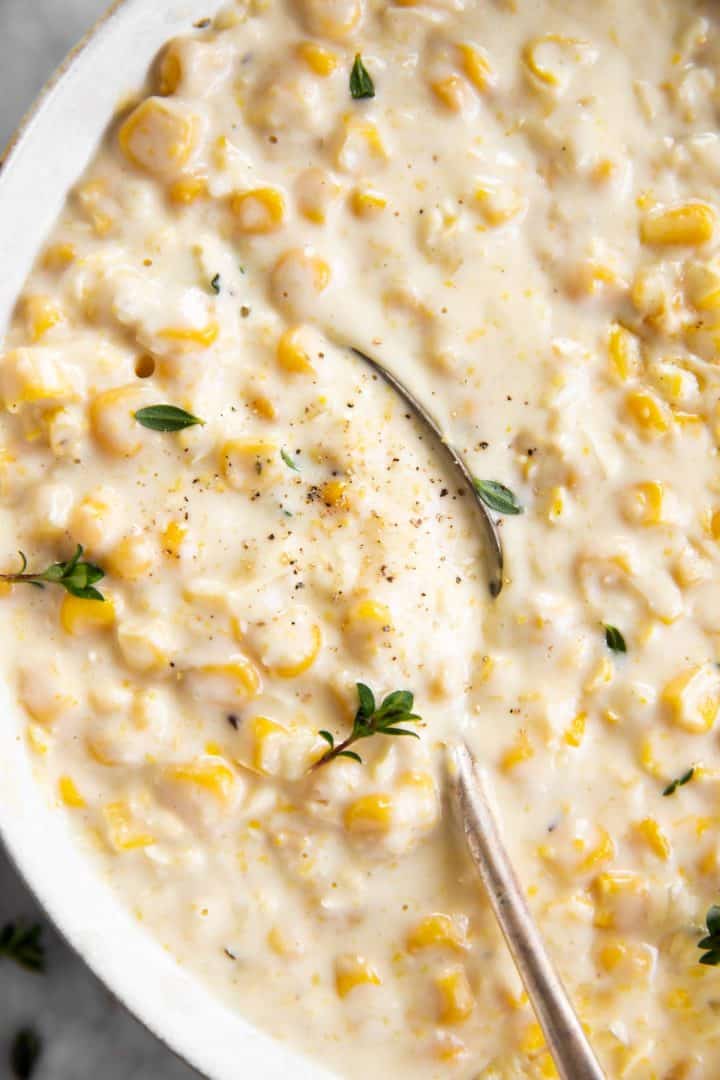 Homemade Creamed Corn Recipe (from Scratch!) - Savory Nothings