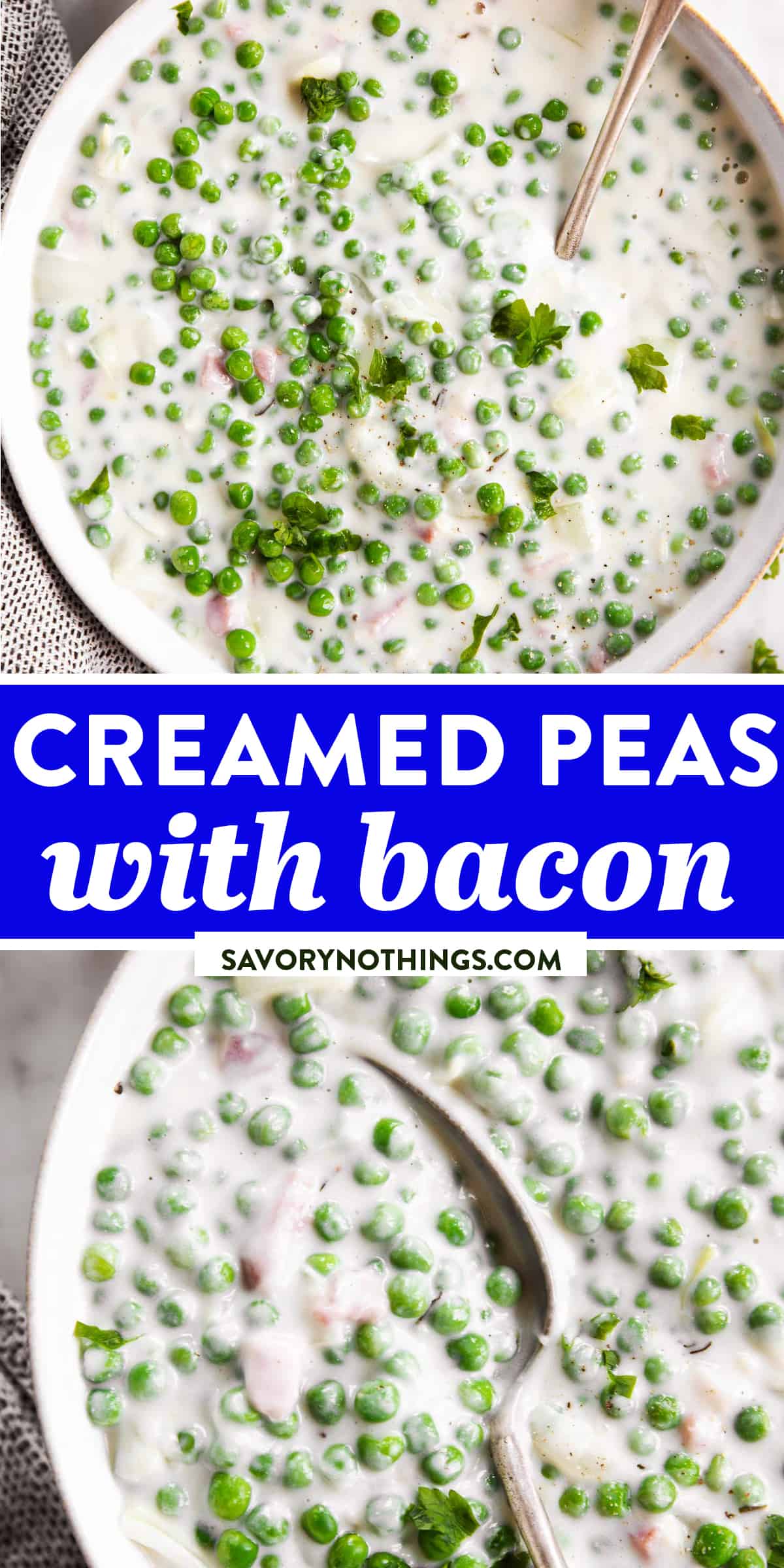Creamed Peas Recipe | Savory Nothings