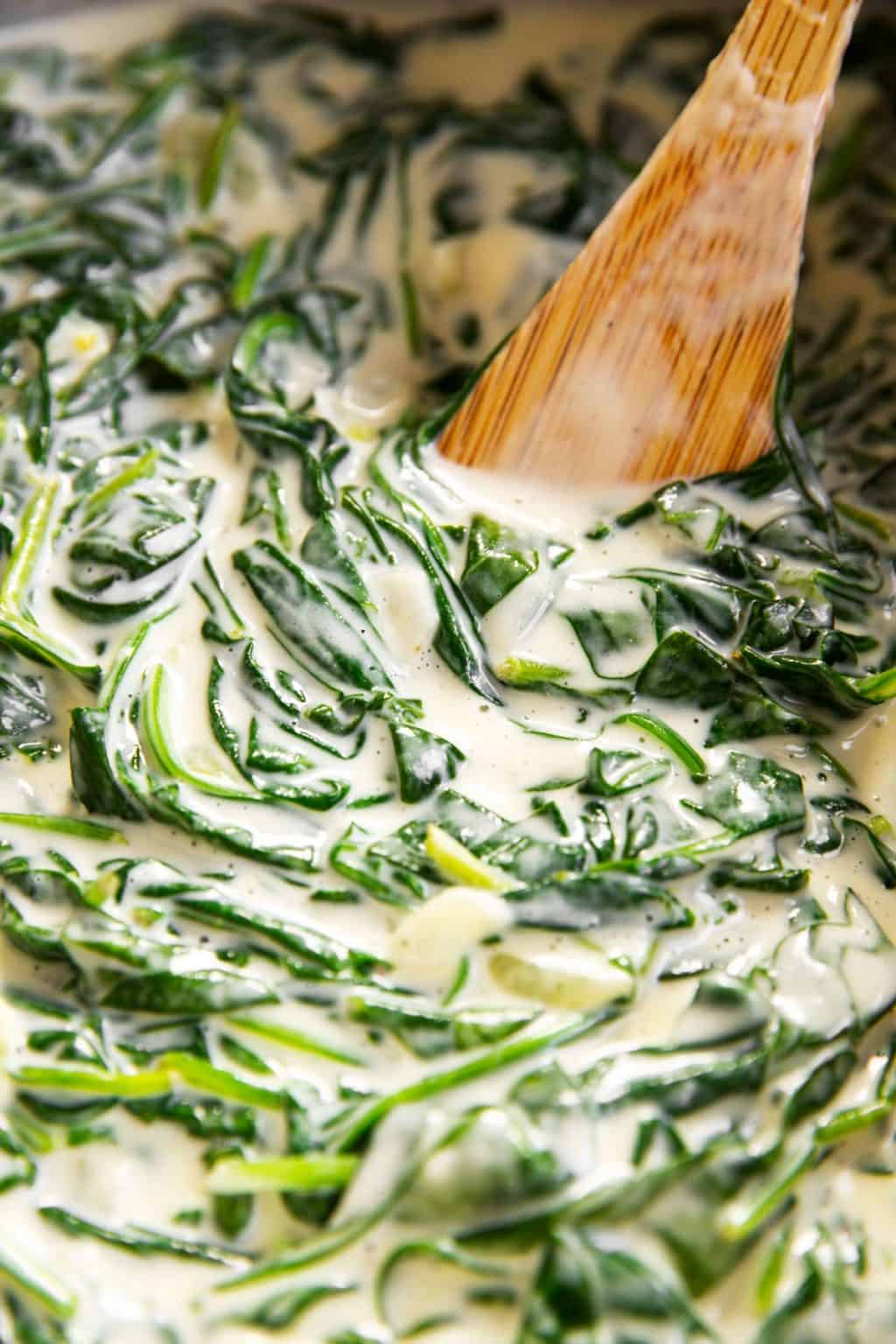 Creamed Spinach Recipe | Savory Nothings